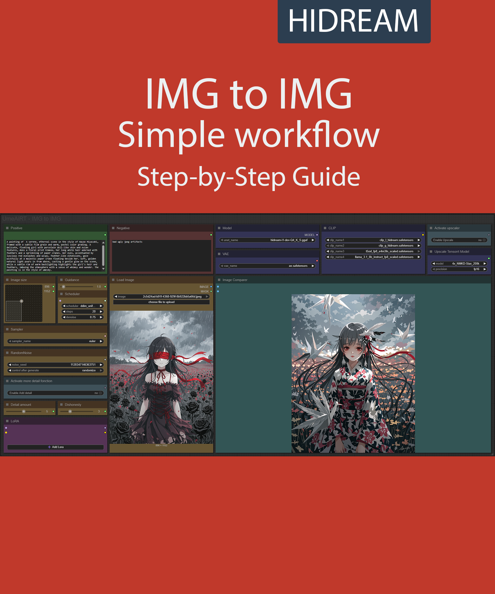 Step-by-Step Guide Series: HiDream - IMG to IMG